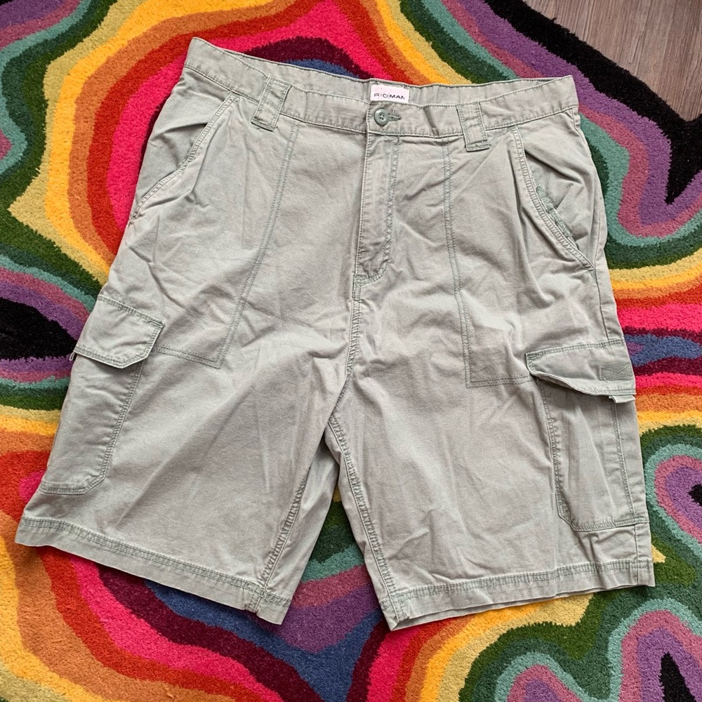 Rio | Man Cotton Blend Cargo Shorts